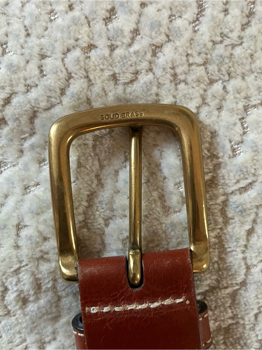 Men’s Navy Blue Sailboats Leather Canvas Belt Sz 36 Brass Golf Preppy Nautical